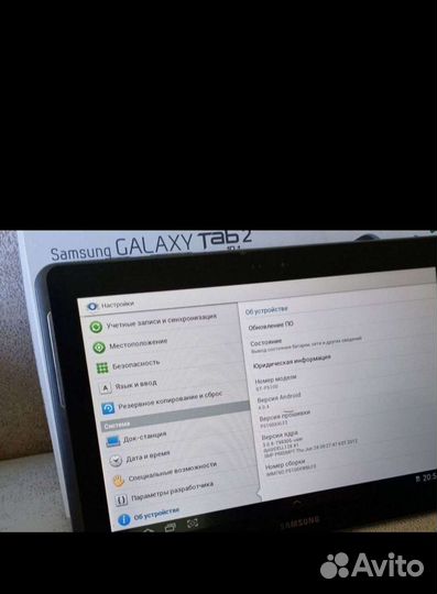 Планшет samsung galaxy tab2