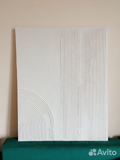 Интерьерная картина текстурной пастой