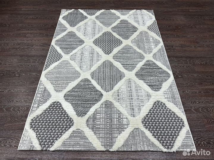 Ковер новый Турция, серый