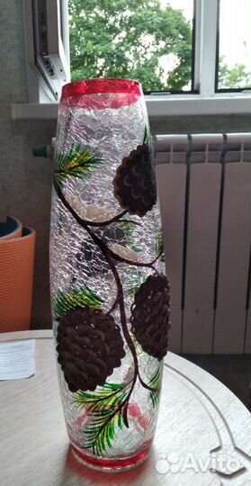 Ваза стеклянная