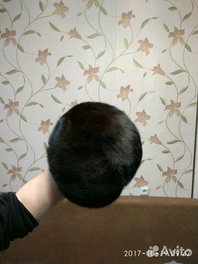 Шапка-кепка норковая женская