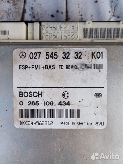 Эбу mercedes w210