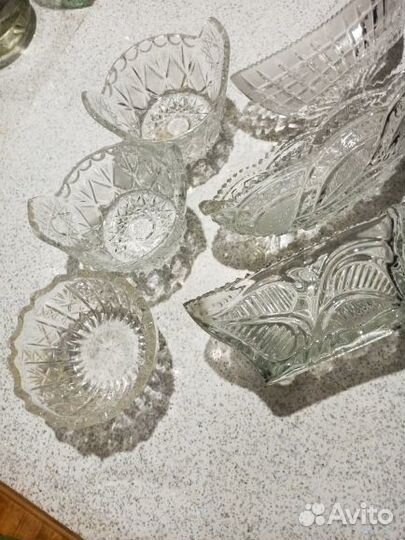 Хрустальная посуда 1980г