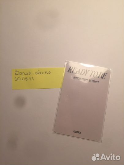 Официальные карты kpop twice ready to be