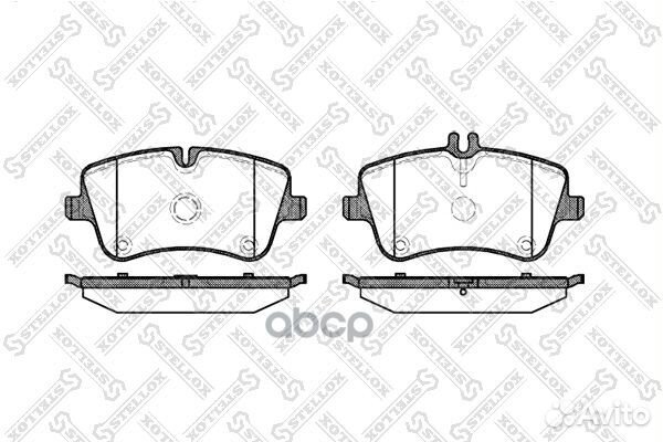 Колодки передние 203/209 779000BSX Stellox
