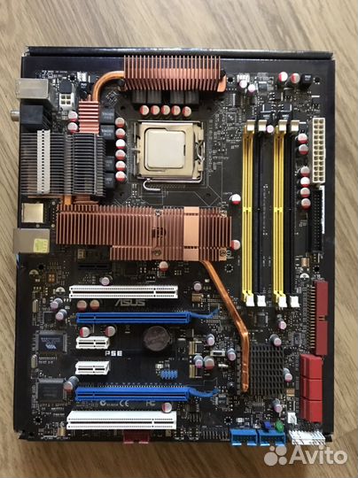 Комплект материнская плата lga 775 core 2 duo