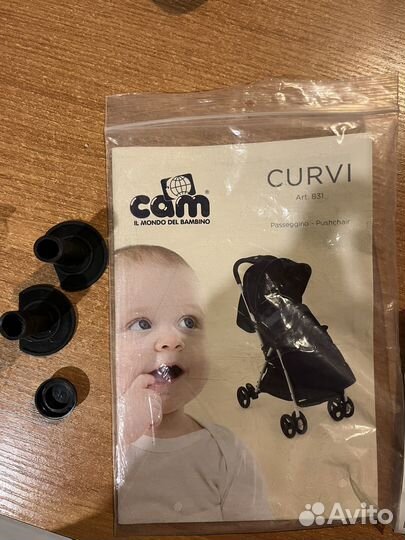 Запчасти на каляску cam curvi