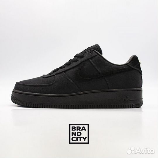 Nike x Stussy Air Force 1 Low 'Triple Black'