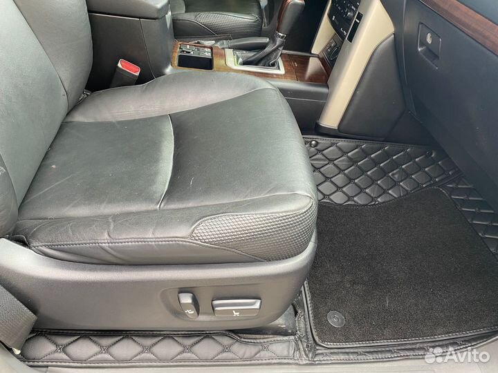 Коврики 5D из экокожи Lux MB S222 Maybach 15