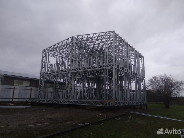 Лстк каркас торгово-офисного здания, 242 м2