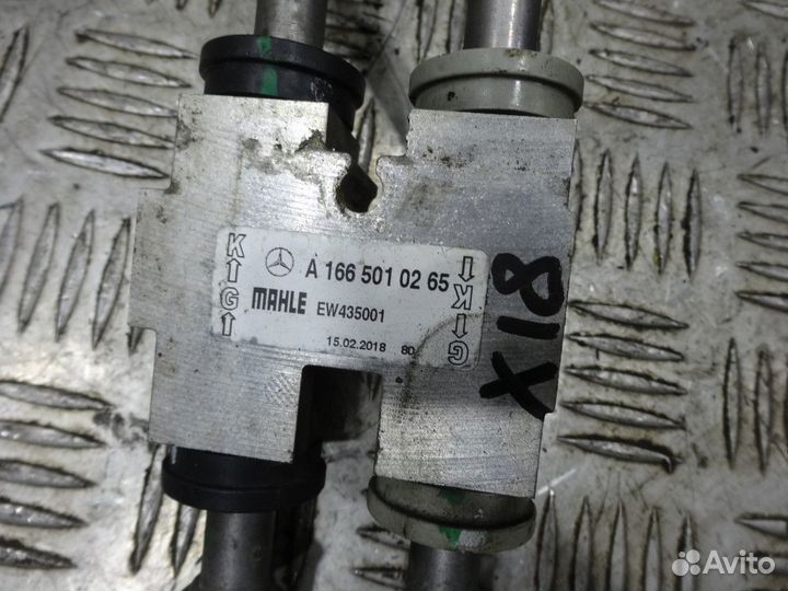 Трубки охлаждения АКПП с термостатом Мерседес 166