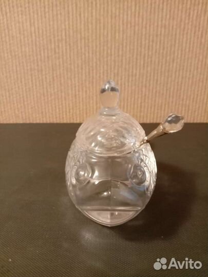 Икорница рыбка стекло