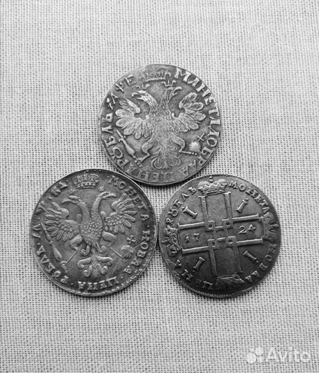 Копии монет рубль Пётр I (1699-1725)