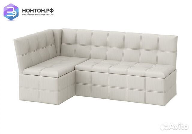 Скамья угловая Домино кашемир крем