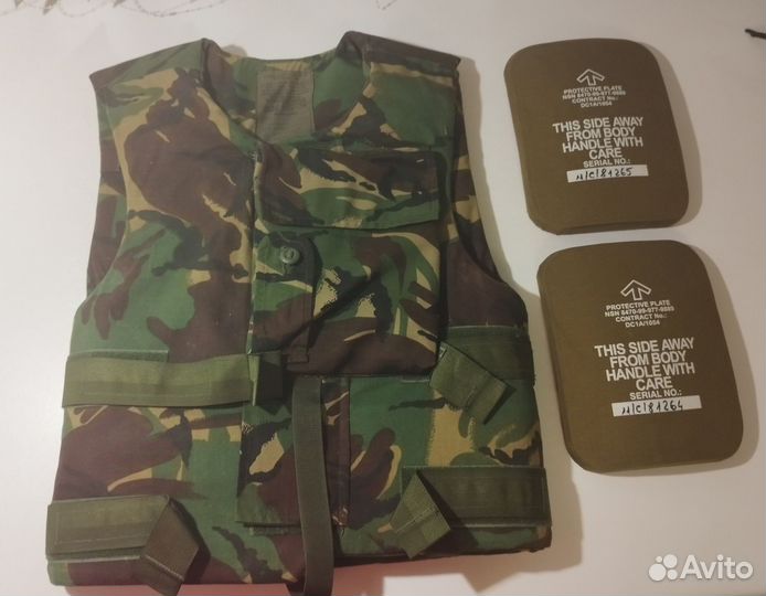 Бронежилет с кевларом ecba(combat body armor)