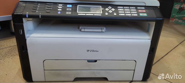 Мфу лазерное с WiFi Ricoh SP 212SFNw