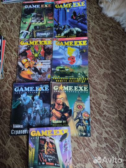 Игровые Журналы game exe 1997-1998 13 штук