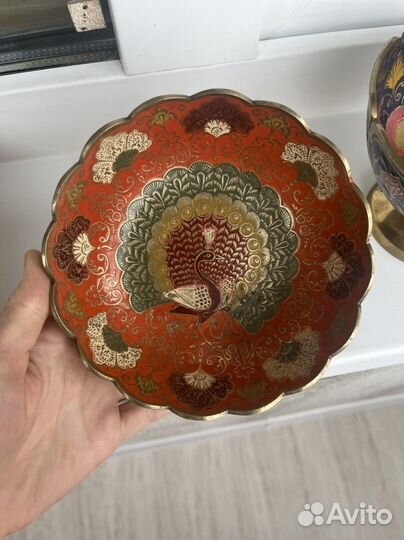 Ваза конфетница Индия СССР