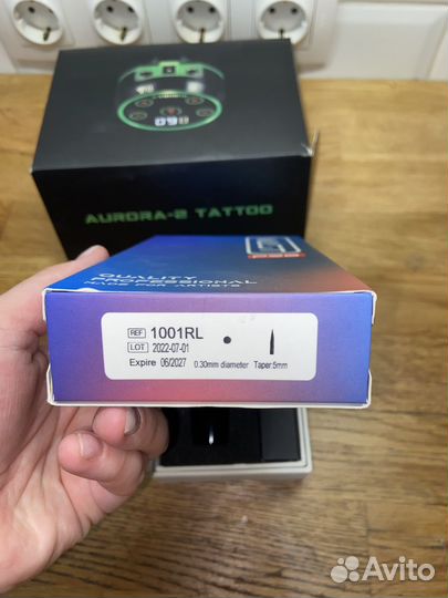 Тату машинка mast Tour mini + блок aurora 2