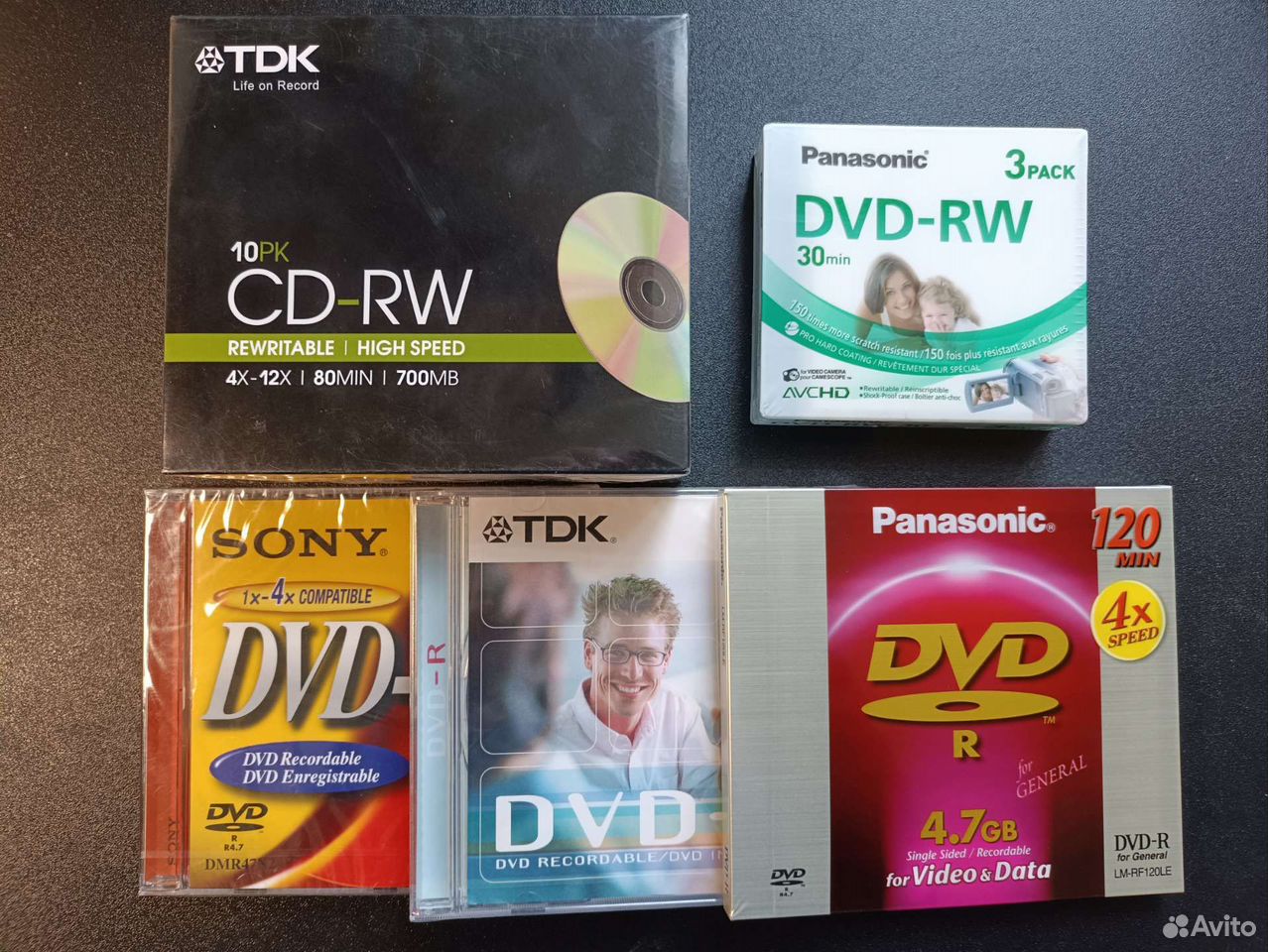 CD, DVD-диски TDK, sony, panasonic купить в Гатчине с доставкой |  Электроника | Авито