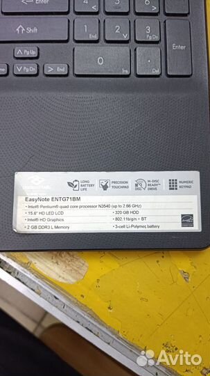 Ноутбук Packard bell EasyNote entg71B