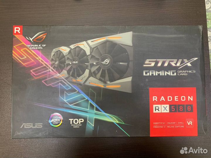 Видеокарта RX580 8Gb Asus