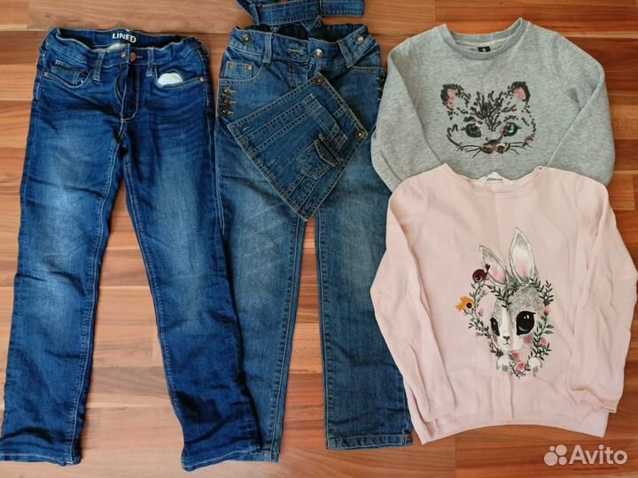 Вещи пакетом на девочку 128 р-р