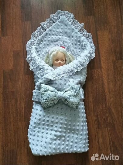 Конверт одеяло для новорожденного