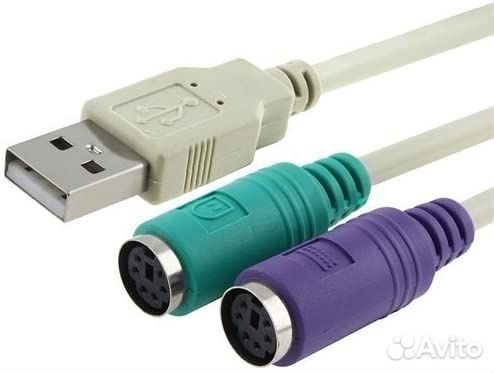 Кабель Usb на PS/2