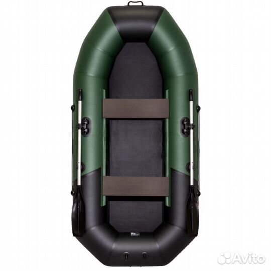 Лодка пвх Таймень NX 270 зеленый/черный