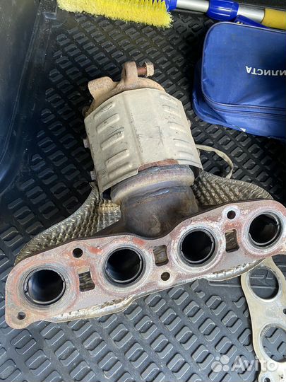 Выпускной коллектор на hyundai creta