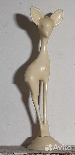 Олень/статуэтка/колкий пластик/ссср /50 х г