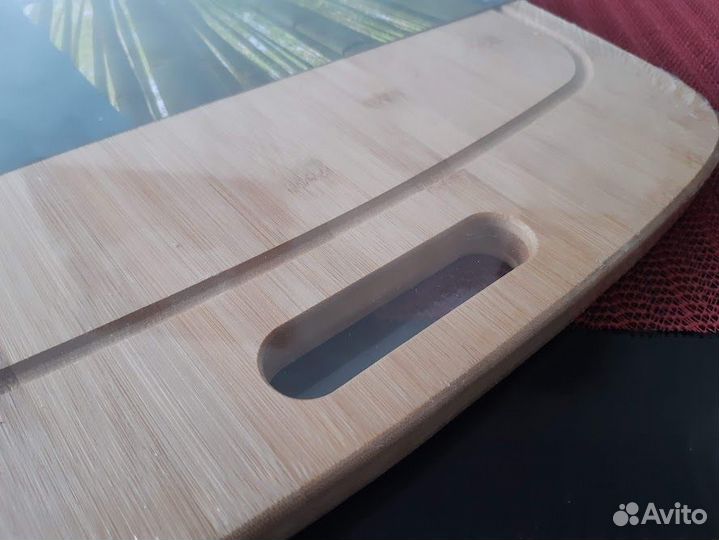 Доска разделочная большая: 49х41х1,9 см Fissman