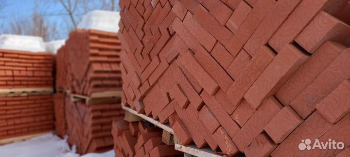 Кирпич керамический полнотелый одинарн. Чайковский