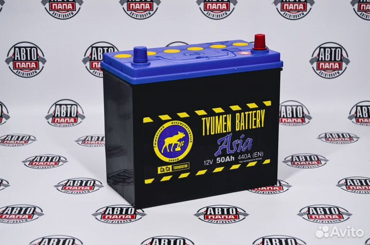 Автомобильный аккумулятор Tyumen Asia 50Ah