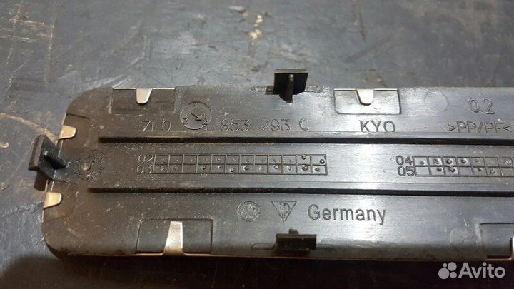 Накладка порога внутренняя задняя Porsche Cayenne