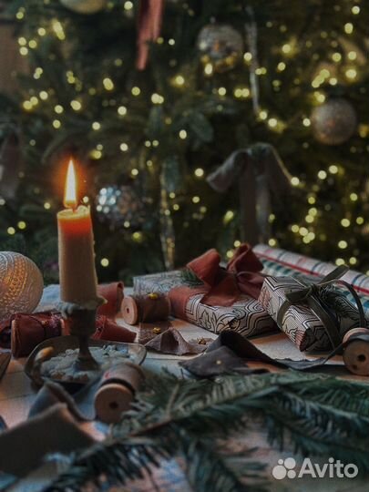 Ленты ручной работы для букетов и оформления