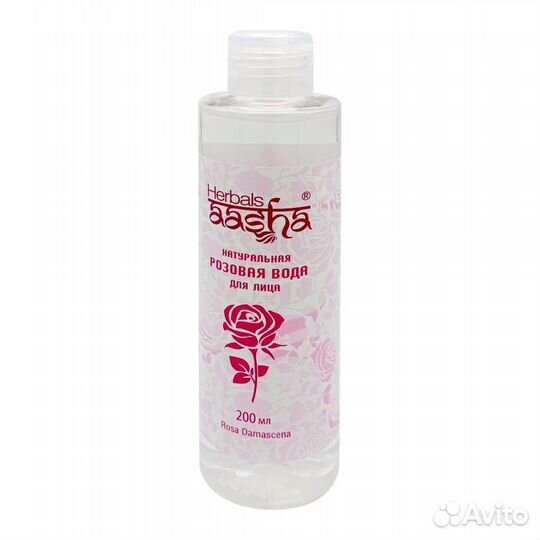 Розовая вода (Rose water) косметическая Aasha Ааша