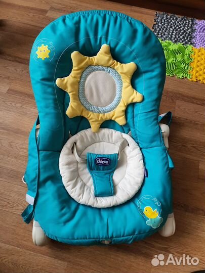 Шезлонг детский с вибрацией