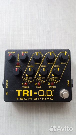 Гитарная педаль перегруза TRI-O.D. Tech 21 NYC