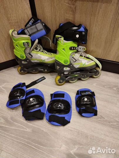 Роликовые коньки детские раздвижные