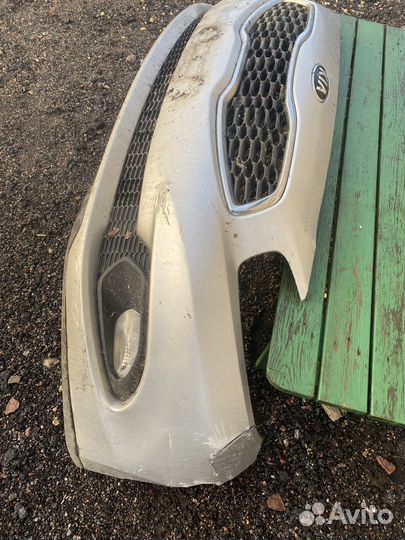 Бампер решетка птф