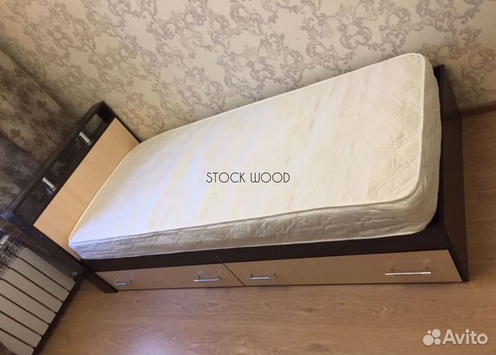 Кровать односпальная новая