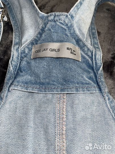 Джинсовый сарафан для девочки 152