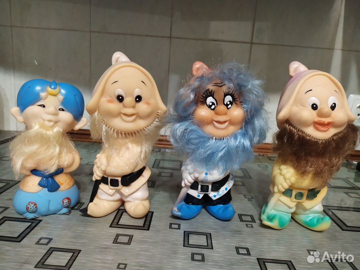 Детские игрушки СССР гномы старик Хоттабыч