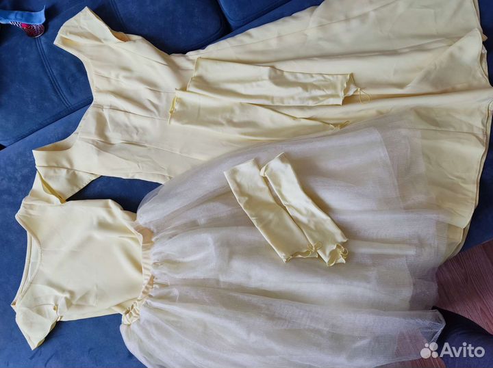 Новогоднее платье для мамы и дочки family look