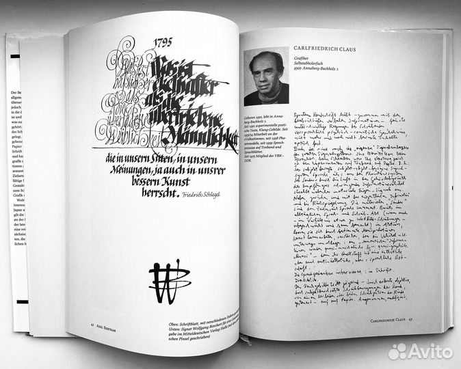 Книга о каллиграфии. Германия. Kalligrafische Expr