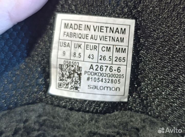 Зимние ботинки на меху Salomon