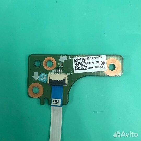 Кнопка включения DA0zrlpb6B0 REV B Acer Aspire 574