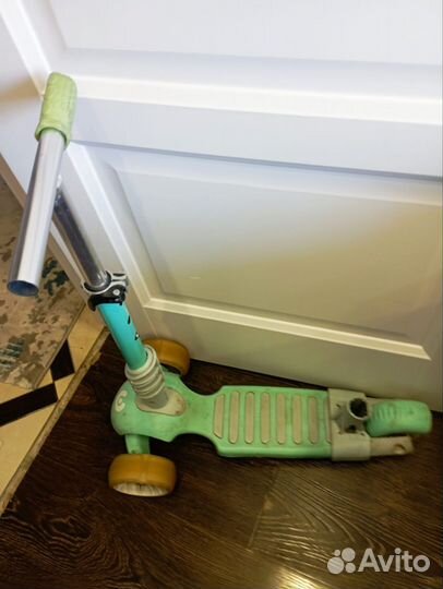 Самокат беговел 3 в 1 с ручкой